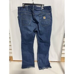 Carhartt Jeans Mens 40x30 Blue Relaxed Fit Rugged Flex Workwear Chore Fast Ship